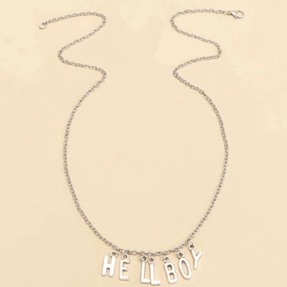 3/$30 🤍 Hell Boy Necklace - Picture 1 of 3